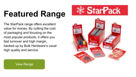 The StarPack range offers excellent value for money, fast turnover and high margins